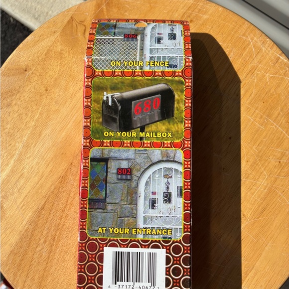 EZView Solar Powered Address Numbers - Red Lot Of 14 Brand New - Picture 3 of 5
